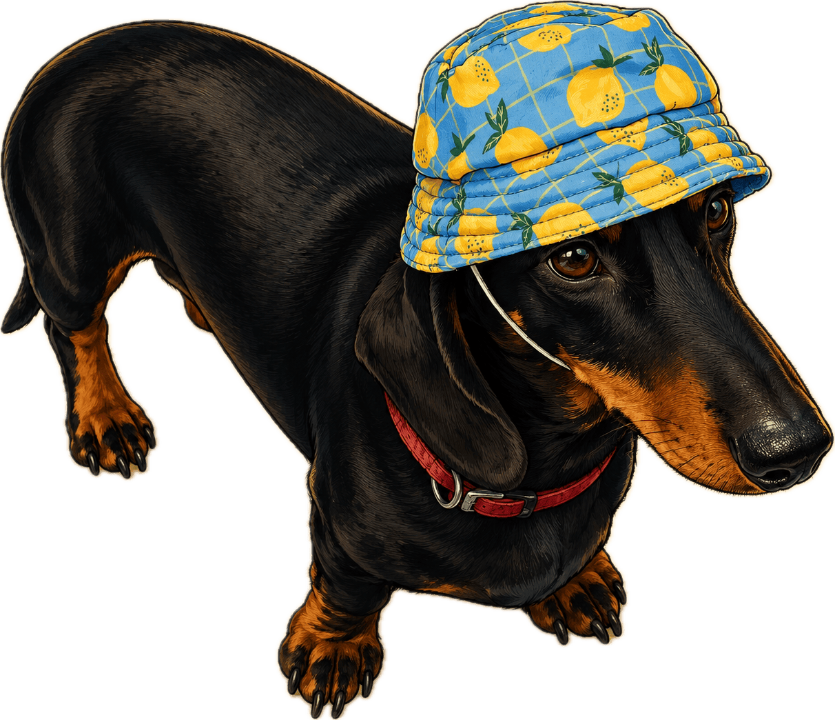 Rufus, one of the Cinepups founder dachshunds